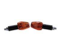 HIGHSIDER Smart Imola 1 Bulb Mini Indicatore Body: Black / Lente Orange (Pair ),