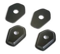 HIGHSIDER smart Iss 2 Piastre di Montaggio Distanziale Indy Nero