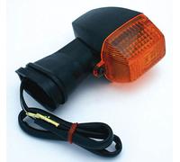 HIGHSIDER Smart Kawasaki Style Lampadina Indicatore Corpo Nero / Lente Arancione (1 pz), Anteriore e Posteriore, nero
