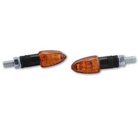 HIGHSIDER Smart Lizzard Bulb Indicator Body Nero / Lente Arancione (coppia), anteriore e posteriore, giallo