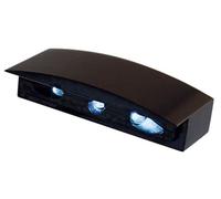 HIGHSIDER smart Micro LED Luce Targa Nera Con Alloggiamento In Alluminio (1pz), nero