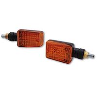 HIGHSIDER Smart Mini Bulb Indicatore Corpo Nero / Lente Arancione (Coppia), A...