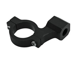 HIGHSIDER smart Mirror Clamp nero con filettatura destra per CNC, per manubrio da 1 pollice