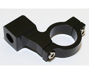 HIGHSIDER smart Morsetto Specchio Nero Con Filettatura Destra Per CNC, Per Manubrio 7/8 Pollici, nero