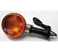 HIGHSIDER Smart OEM-Style Kawasaki lampadina indicatore corpo cromato / lente arancione (1 pz), anteriore e posteriore, giallo