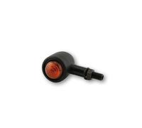 HIGHSIDER Smart Old School Typ 1 Bulb Indicator Body Nero / Lente Arancione (coppia), anteriore e posteriore, nero