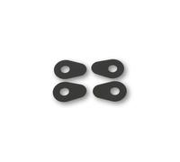 HIGHSIDER smart Piastre di Montaggio Distanziale Indy Alluminio Nero, Per Varie Yamaha