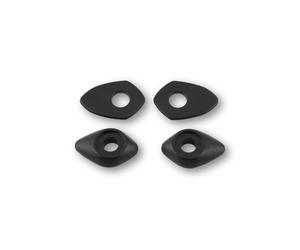 HIGHSIDER smart Piastre di Montaggio Distanziale Indy Nero Per Varie Ducati, nero