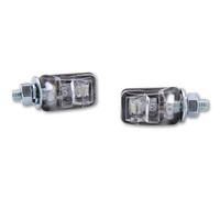 HIGHSIDER smart Picco Luce Targa LED Nera (Coppia), nero