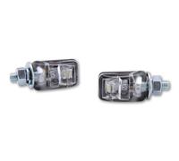 HIGHSIDER smart Picco Luce Targa LED Nera (Coppia), nero