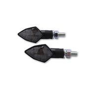 HIGHSIDER smart Rock Indicatore LED Nero/Fumo Omologato E (Coppia), nero