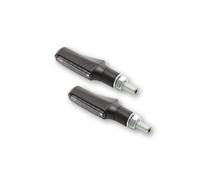 HIGHSIDER smart Shorty Fin LED Fanale Posteriore/Indicatore Nero/Fumo 3in1, Omologato E (Coppia), nero