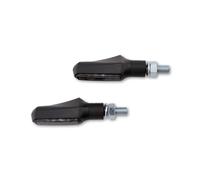 HIGHSIDER Smart Shorty-Fin LED indicatore di direzione corpo nero / lente col...