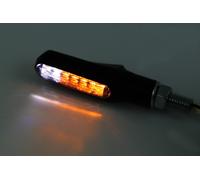HIGHSIDER smart Shorty Fin LED Indicatore/Luce di posizione Nero/Fumo 2 in 1,...