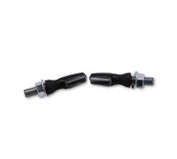 HIGHSIDER smart Spark LED Indicatore Nero/Fumo Omologato E (coppia), nero