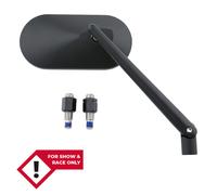 HIGHSIDER smart Specchietto Manubrio Agila Nero (1pz), nero