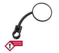 HIGHSIDER smart Specchietto Manubrio Enduro Nero Destro (1pz), nero