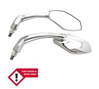 HIGHSIDER smart Specchietto Manubrio Luca Cromato (Coppia)