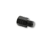 HIGHSIDER smart Specchio Adattatore Foro Nero M10 Sinistro Su Bullone M10 Destra, nero
