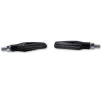 HIGHSIDER smart Stix Indicatore LED Nero/Trasparente Omologato E (coppia), nero