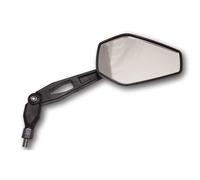 HIGHSIDER smart Specchietto Manubrio Booster 2 Nero (Coppia), nero