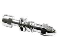 Highsider Spiegel Adapter M10 Cromato su 5/16 Zoll per Harley Davidson Mod.