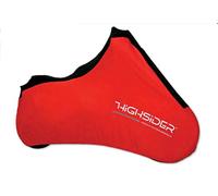 Highsider Telo di copertura per interni, Spandex, L, rosso | Spandex stretch, interno, materiale morbido, elastico perimetrale per Suzuki AN 400 Burgman dal 2006