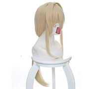 Hight Quality Violet Evergarden Wig Long Straight Blonde Heat Resistant Synthetic Hair Perucas Cosplay Wigs + Wig Cap