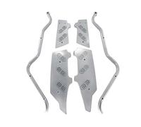 Highway Crash Bar Per KYMCO Per AK550 2017-2022 Motore Del Motociclo Guard Autostrada Paraurti Gabbia Prodezza Crash Bar Protezione Del Serbatoio Carburante(D'argento)