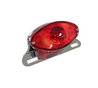 Highway Hawk fanale posteriore "Cateye" con E-mark e portatarga in cromo (1 pz.)