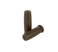 HIGHWAY HAWK Impugnatura manubrio vintage, marrone, í ̃ 22 mm (7/8 inch), marrone