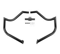 Highway Protezione Motore Protezione Adatto Per Touring Road King Street Glide 1997-2008 Paraurti Anteriore Motocicletta Cromato Nero Paraurti Barra Protezione Motore Highway Bar(Black)