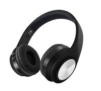 HiGi D-422 - Cuffie Bluetooth 5.0 - 10 ore di autonomia, altoparlante da 40 mm, microfono integrato, connessione BT + 3.5 Jack - nero