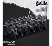 Higlands Miniature Chevaliers de Gallia Arcieri 3D Stampati Miniature