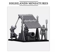 Higlands Miniature Chevaliers de Gallia Bombarde 3D Stampato