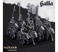 Higlands Miniature Chevaliers de Gallia Chevaliers du Royaume 3D Stampati