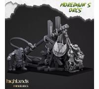 Higlands Miniature Orchi e Goblin Lancia Roc Orc 3D Stampato 28mm 32mm