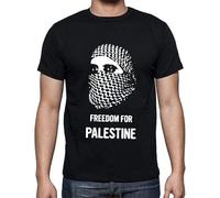 HIGOL Freedom for Palestine Break Free T-Shirt Mens Black Unisex Tees Shirt M