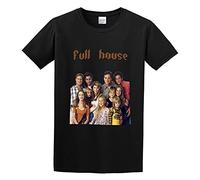 HIGOL Full House T-Shirt Mens Black Unisex Tees Shirt L