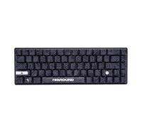 Higround Basecamp - Tastiera 65HE BLACKICE, 65% meccanica USB cablata per PC con interruttori magnetici Gateron KS-37, RGB programmabile, sostituibile a caldo, suono cremoso Deep Thock