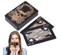 Higsh Contrast Foil Visual Design, Matte Finish Smooth Handling, Standard Bridge Size + Liquid Proof, Synthetic Resin Base Blend - for Party & Magic Trick Use