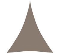 Higsose Tenda da sole impermeabile, 3 x 4 x 4 m, con occhielli, in tessuto Oxford, triangolare, per terrazze, in tela, per ombre