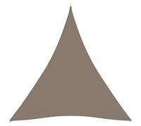 Higsose Tenda da sole impermeabile, 4,5 x 4,5 x 4,5 m, con occhielli, in tessuto Oxford, triangolare, per terrazze, in tela, per ombre