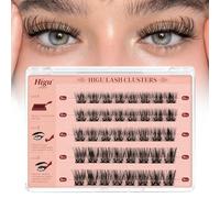 Higu clace Ciglia Finte Ciuffetti Press and Go D Curl(Natural)