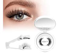 Higu Clace Ciglia Finte Magnetiche Con Applicatore, Non C'è Bisogno Di Colla Magnetica Per Ciglia Facile Da Indossare E Rimuovere (Style-A)
