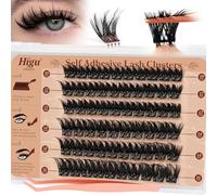 Higu clace Kit Ciglia Finte Autoadesive, Con Le Pinzette (Volume A)