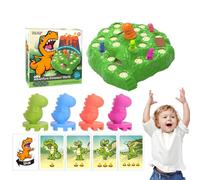 higyee Giochi da Tavolo con Dinosauri - Divertente Gioco di Fuga interattivo - Giocattoli per attività di Sviluppo precoce, Giocattoli educativi STEM Montessori Giocattolo per Bambini Regali