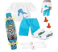 higyee Set da Skateboard per Le Dita | Skateboard da Dito 9 Pezzi per Bambini - Skateboard Fingerboards 12 Pezzi Finger Toys Pack, Regali per Bambini Bambini Finger Skater