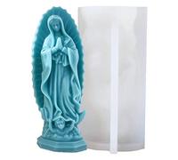 higyee Stampo per Candela in Silicone Vergine Maria - Stampi Grande Beata Vergine Maria | Stampi per Candele Vergine Maria Gesù | Statua della Vergine Maria Stampi Artigianato