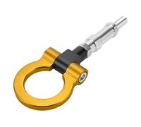 Hihaha Gancio di traino anteriore universale per paraurti auto/Anello gancio di traino rotante in metallo resistente per Honda S2000 2000-2009, per Honda FIT 20.4cm 1 pezzo Tonalità Oro